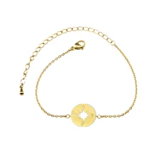 10 шт. уникальный вдохновляющий One Direction розовый Золотой цветной наручный компас Femme BFF ювелирные изделия для путешествий Pulseras Mujer