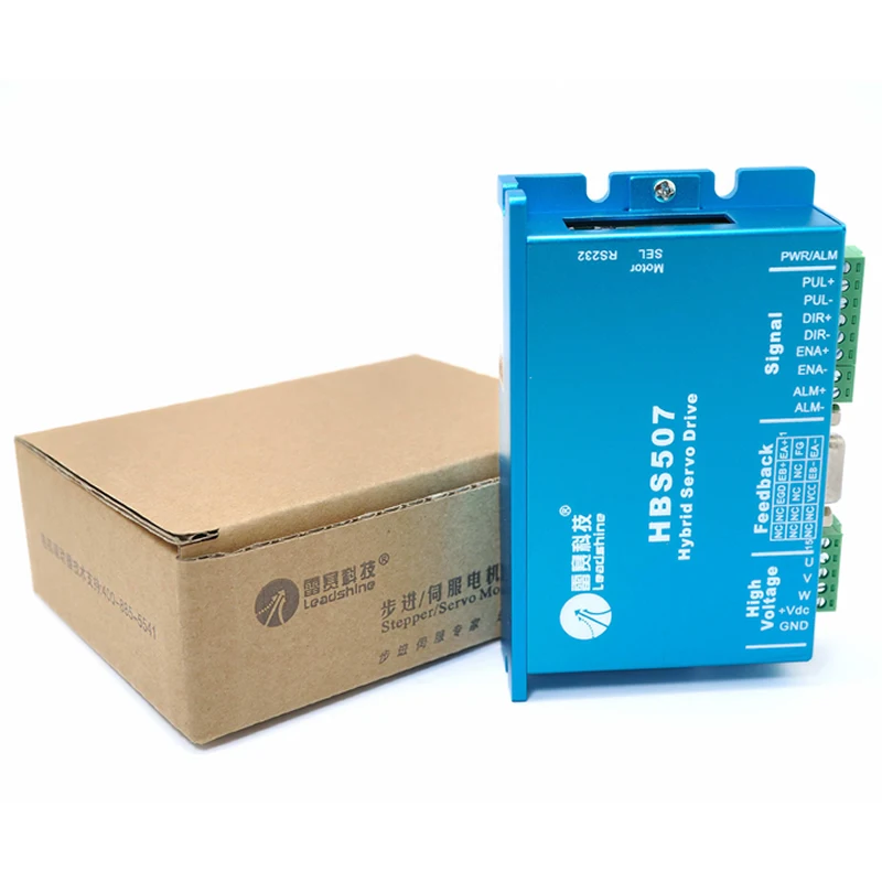 

Leadshine HBS507 Hybrid Servo Drive with Three Phase 573HBM10 /20/ 30 Closed Loop Motor