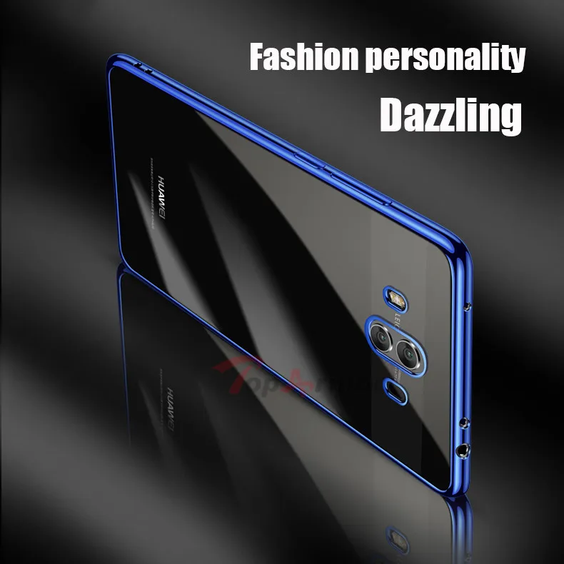 Для Huawei Mate 10 10Pro Nova2 Clear Nova 2Plus чехол покрытие прозрачный мягкий TPU для Enjoy7/Y6 Pro 2017