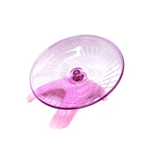 Бесшумное колесо нескользящий бегущий диск для хомяков ежиков маленьких домашних животных колесо для упражнений(фиолетовый