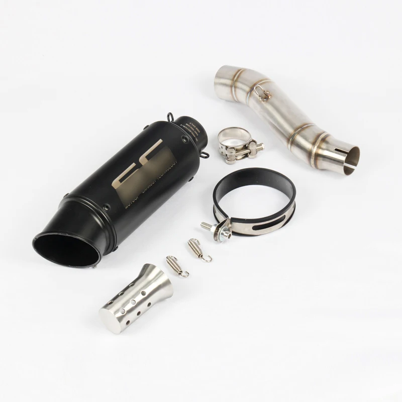 

BC300R Until 2017 Motorcycle Muffler Exhaust Tail Pipe+Mid Link Pipe Escape Modify Slip On For Honda CBR300 CB300F Until 2018
