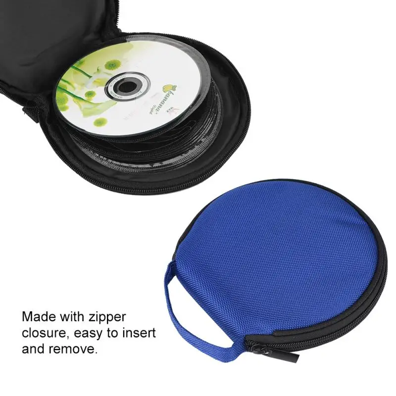 

20 Disc Portable Game CD DVD DISC Slots Clear Cover Storage Case Bag Organizer Holder 4 Colours Non-woven
