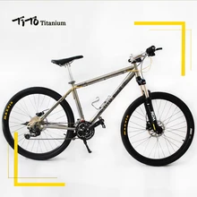 TiTo Titanium alloy MTB Bike 26 27.5 wheelset XT M780 suits 30 Speed Ultralight 12.17 KG titanium bicycle
