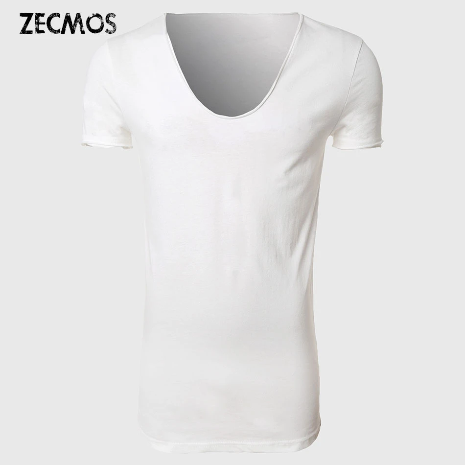 Longline T Shirt Top Tees Extra Long 
