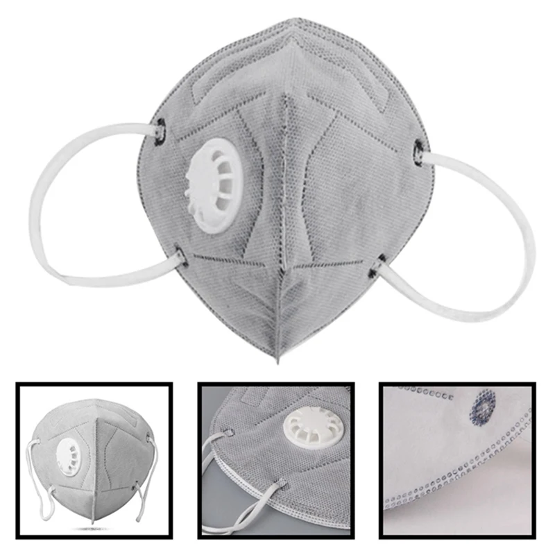 

5pcs Fold Disposable Dust Mask Respirator Dust-proof Work Safety Mask For DIY House Clean Carpenter Builder Polishing