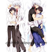Аниме JK гинтама Саката гинтоки Shimura Shinpachi Dakimakura наволочки для подушек чехол для подушки