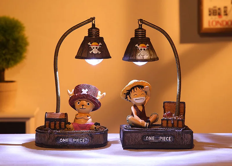 Creative Cartoon Night Light Japanese Anime Small Night Lights For Kids Children Birthday Christmas Gift Resin Ornaments Crafts (3)