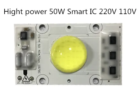 

LED don;t driver COB 50W Lamp AC 220V 110V 6000k White Warm Smart IC Fit For DIY High power driver IC for 50W for flood light