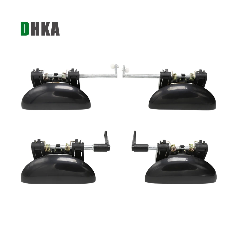 

DHKA OUTSIDE EXTERIOR DOOR HANDLE FOR PEUGEOT 206 1998-2006 BLACK COLOR