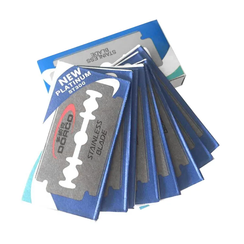10pcs/pack Razor Blades Brand Stainless Steel Safety Razor Blades Shave