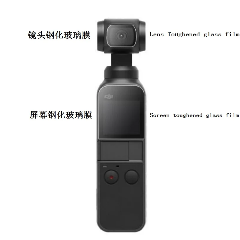 Pesce Pagliaccio Osmo Pocket 1 Pellicola Protettiva Per Schermo/Pellicola Protettiva Per Lenti Vetro Temperato Per Dji Osmo Pocket Protector Accessori