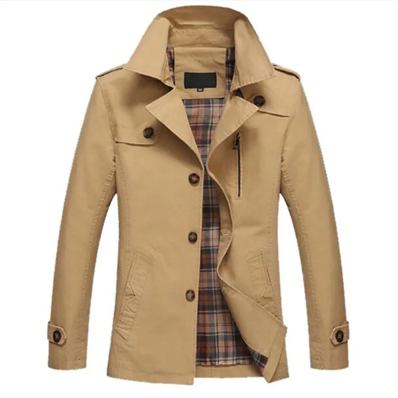 Manches De Manteau Longues Mode 1 4 Chantiers Nouveaux Tranchée Trench Grands À 2 Mince Printemps Décontracté Hommes 2018 Confort 3 0IOtxt