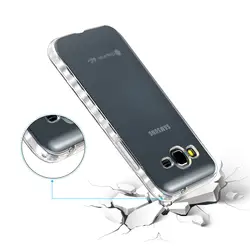 Нескользящие мягкие чехлы для samsung Galaxy Core Prime значение Edition SM-G361F SM-G361H прозрачный ТПУ кремния охватывает полный Корпус