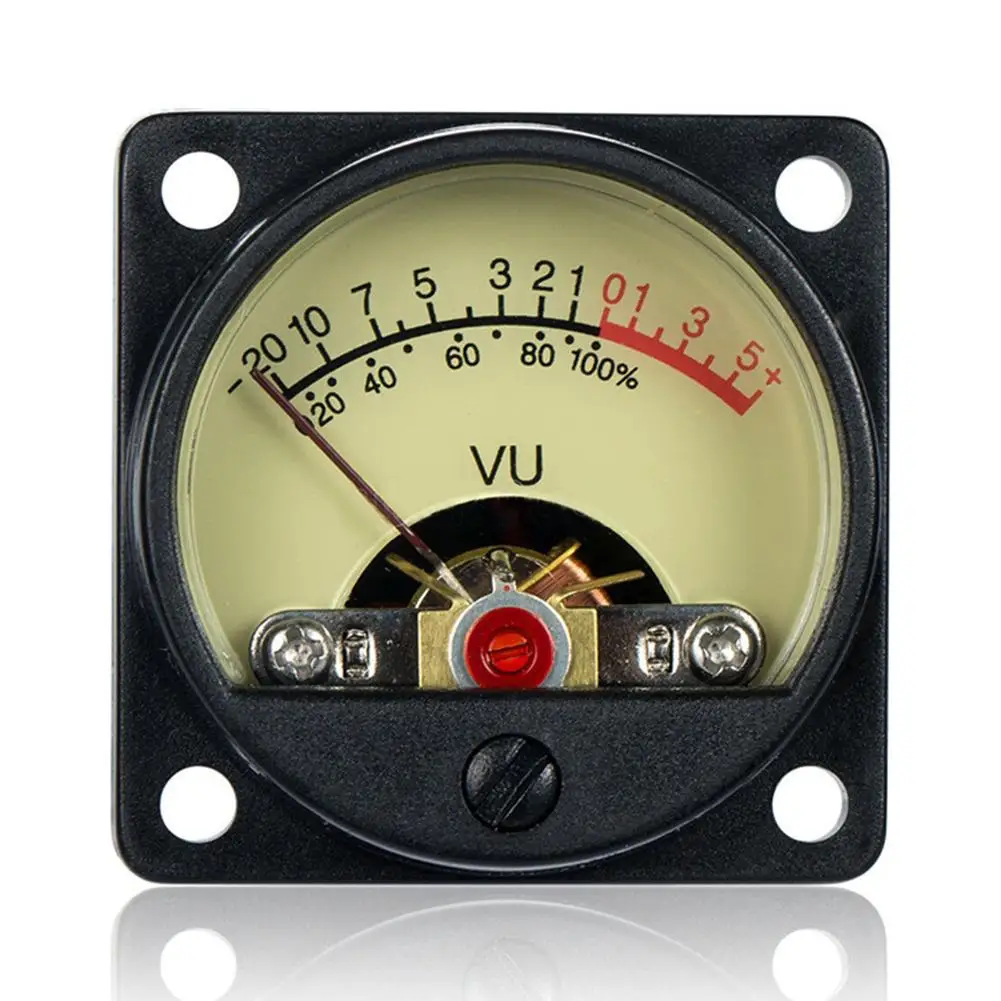 1 шт. аналоговый VU Панель метр теплый задний свет запись уровня метр запись аудио уровня усилитель метр для аудио оборудования