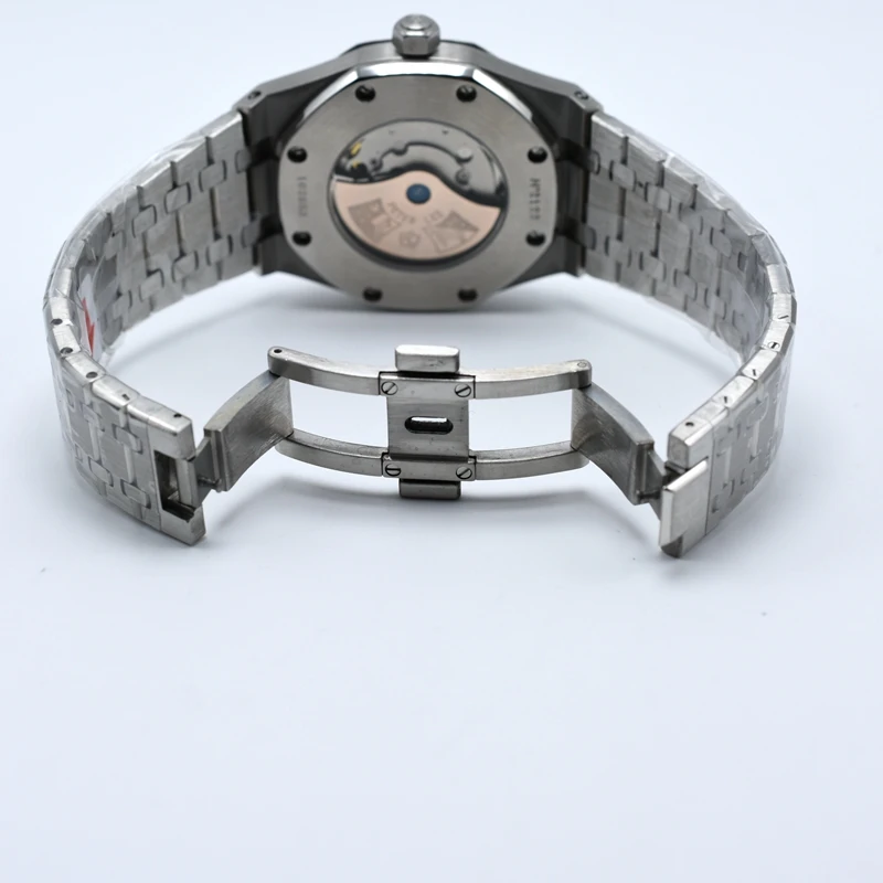 Часы мужские механические полностью стальные серебристые 40 мм|clock brand|clock fashionclock