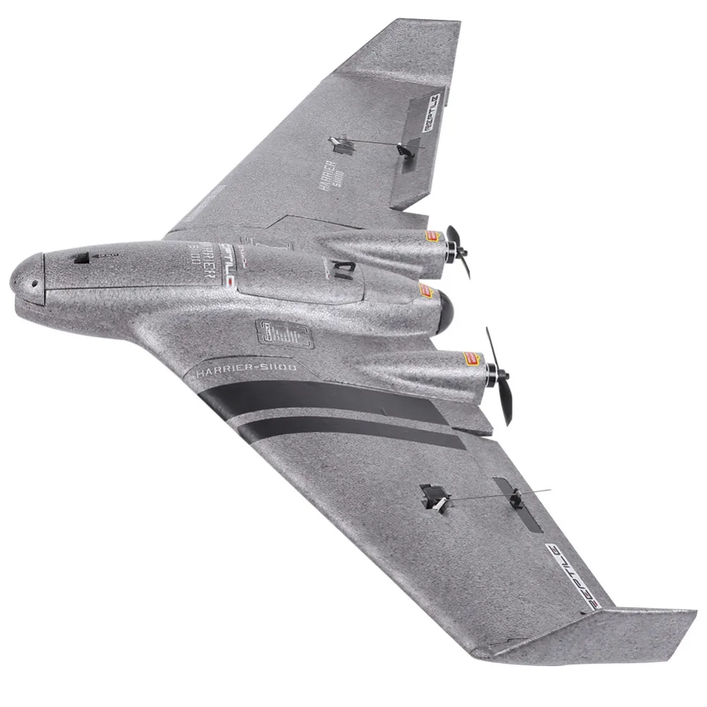 

Reptile S1100 Gray RC Airplane 1100mm Wingspan EPP Material FPV Flying Wing RC Airplane Kit PNP With Gyro