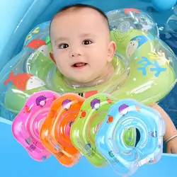 Плавательный детский бассейн аксессуары шеи кольцо безопасности для поплавок круг для новорожденных Ванна надувные надувной фламинго