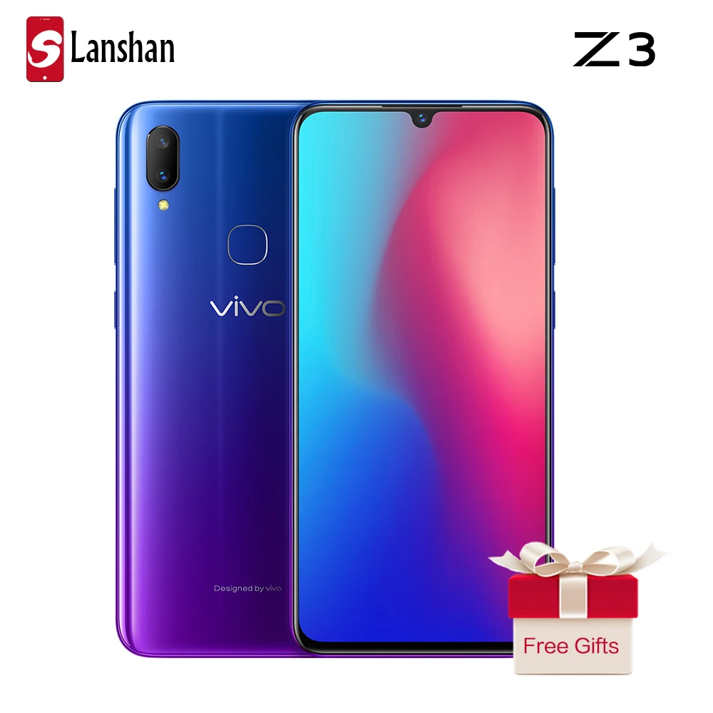 Мобильный телефон vivo Z3 Восьмиядерный процессор Snapdragon 710 фронтальная камера 16 Мп 6G