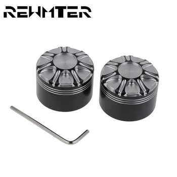 

Motorcycle Parts Rear Axle Cover Cap Bolt Kit High Quality CNC Metal For Harley Touring Softail Dyna V-Rod Sportster XL 883 1200