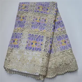 

2018 latest african guipure lace white water soluble chemical lace fabric,high quality african cord lace-30