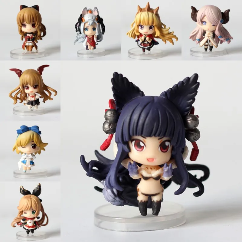 

Anime Granblue Fantasy PVC Action Figure Collectible Model doll toy 5cm (8pcs/set)