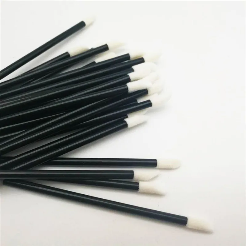 

100Pcs Gloss Wand Lipstick Lip Brush Disposable Applicator Makeup Tools with Box
