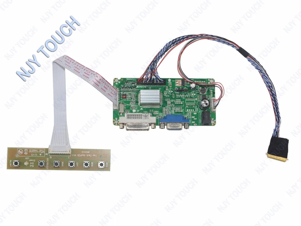 DVI VGA ЖК дисплей плате контроллера DIY Kit для N173HGE-L21 1920x1080 40Pin светодио дный панель