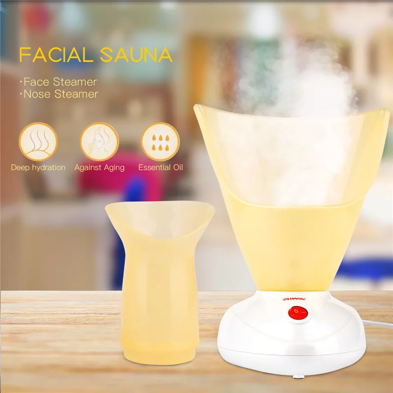 

Facial Steamer Nasal Mister Deep Cleaning Vaporizer Face Cleaner Spray Device Sprayer Open Pores Moisturizing Sauna Water Spa