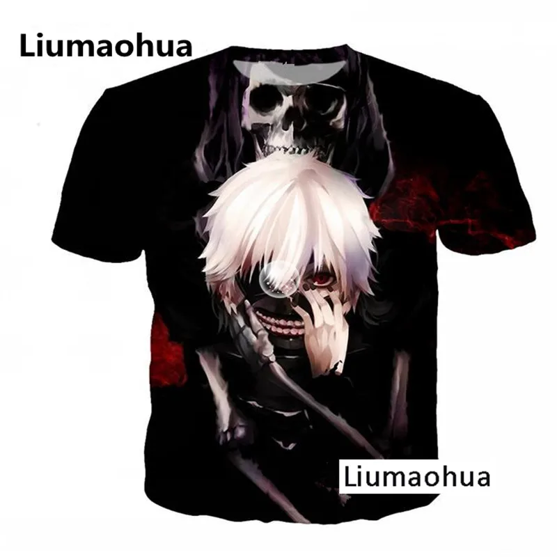 LIASOSO-Brand-Tops-Harajuku-Short-Sleeve-Cartoon-Anime-Tokyo-Ghoul-Kaneki-3D-Print-Round-Neck-T (1)