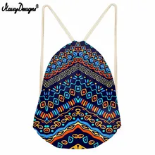 Новая сумка на шнурке, женский рюкзак, Африканский принт, мешочек с кулиской для мальчиков, мужская обувь Mochila, пакет, сумка, Прямая