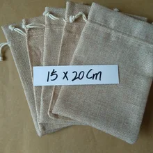 13x18 см 15x20 см 1000 шт Подарочные Сумки на шнурке Подарочный кисет для ювелирных изделий холщовые мешки сумка для женщин маленькая льняная Упаковка Дисплей мешок