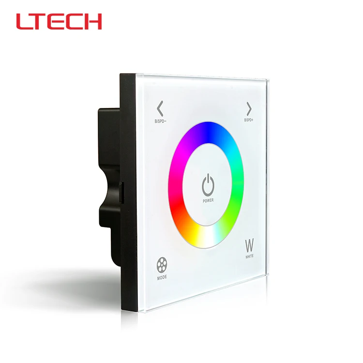 

DX4 rgb touch panel led controller,AC100-240V input,RF 2.4G+DMX512 output signal for R4-5A/R4-CC Wireless receiver