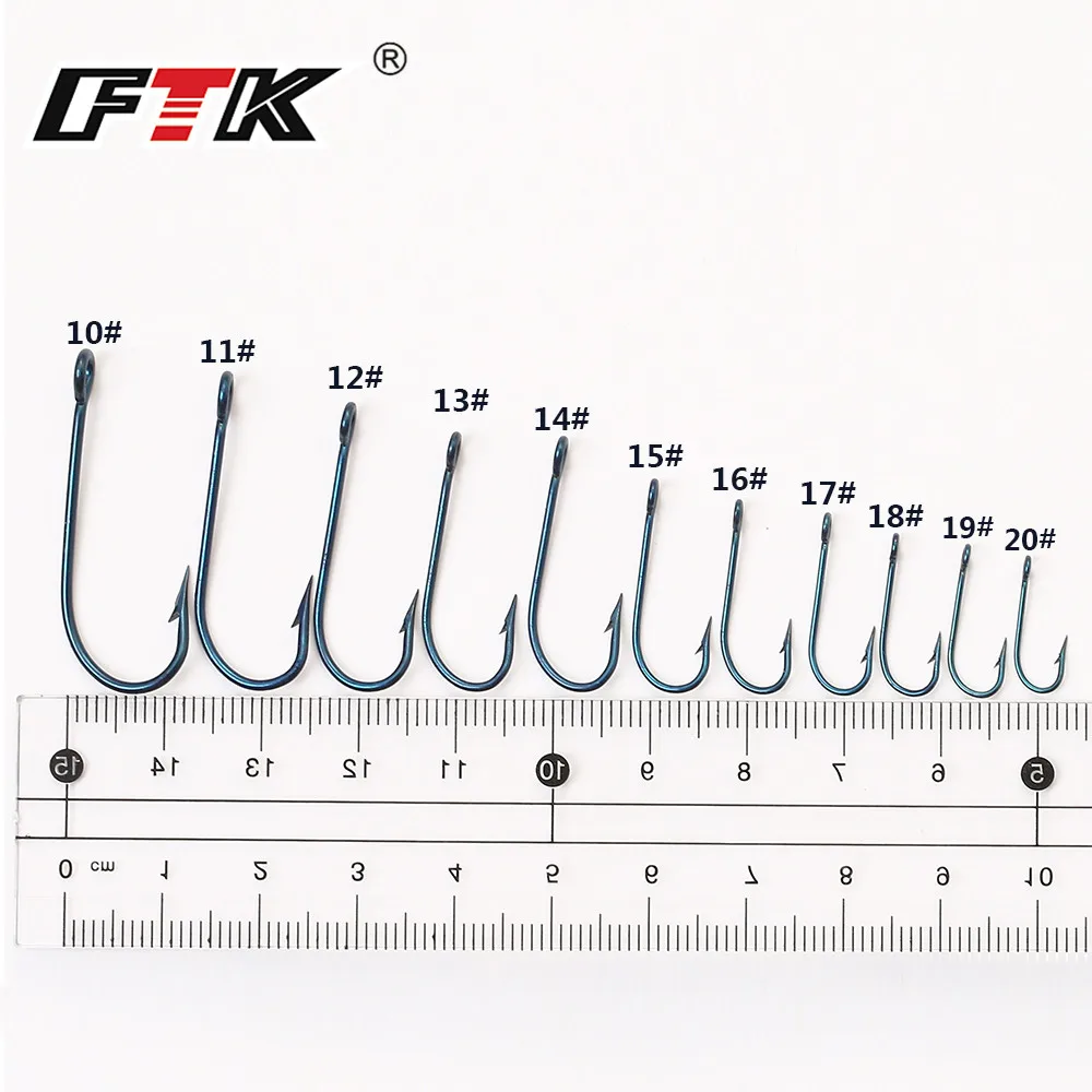 FTK Морской рыболовный крючок рыболовные Крючки 50 шт./лот 10#-20# крючки из Норвегии для ловли карпа Anzol рыболовные снасти