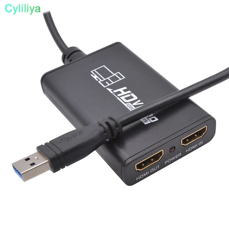 10 комплектов USB 3 0 1080P HD видеозахват видеокарты преобразователь HDMI выход прямая