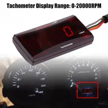 Светодиодный Тахометр для мотоцикла, измеритель скорости и оборотов постоянного тока 8-18 в для Honda Yamaha Kawasaki
