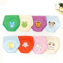 Трусы для девочек 4 четырехслойные тренировочные штаны Детские обучающие Штаны детские штаны-подгузники дышащие водонепроницаемые подгузники