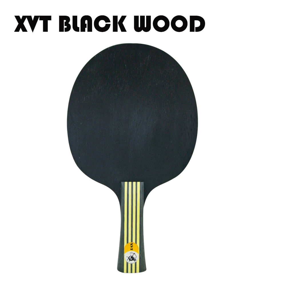 

XVT Upgraded BLACK WOOD Table Tennis Blade/ ping pong blade/ table tennis bat