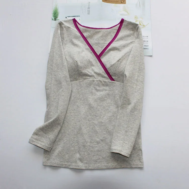 

Fashion Maternity Clothes long sleeve Maternity tops Nursing top Breastfeeding Clothes for Pregnant Women T-shirt