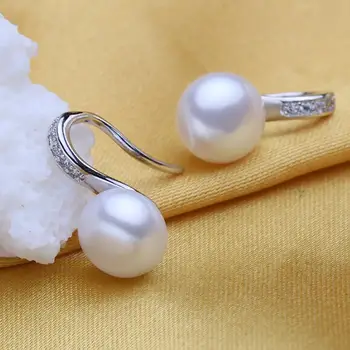 

FENASY New Natural Pearl Earrings Earrings For Women High Heels Shape Fashion Pearl Jewelry Stud Earrings Jewelry Box