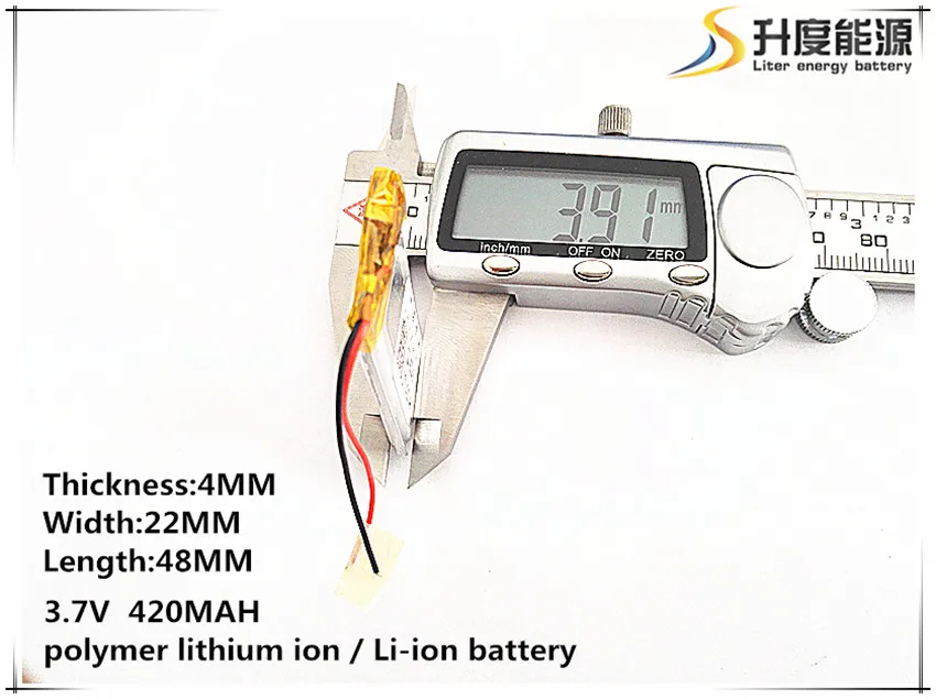 

10 шт. [SD] 3,7 в, 420 мАч,[402248] полимерный литий-ионный/литий-ионный аккумулятор для игрушек, внешний аккумулятор, GPS,mp3,mp4, сотовый телефон, динамик