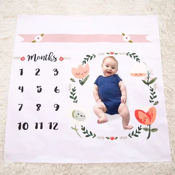 

MrY Newborn Photography Props Baby Blanket Background Rug Baby Blankets Babies Playing Crawling Mat Cotton Fabrics for Kids