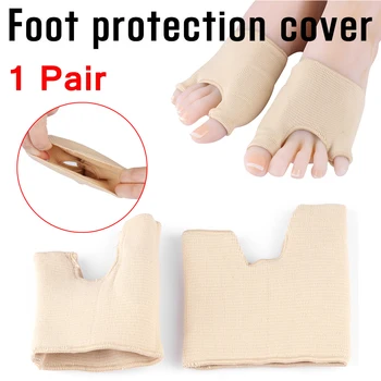 Hallux Valgus Correction Forefoot Pads Half Sock Sleeves Toes Straight Toe Bunions Orthopedic Corrector Pads Size SL Drop Ship