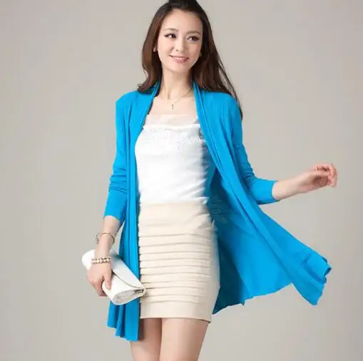 

2018 Women Sweater V-Neck Women Cardigan Sweater Women Students Sweaters Long Version Sweaters shrugs for women poncho feminino