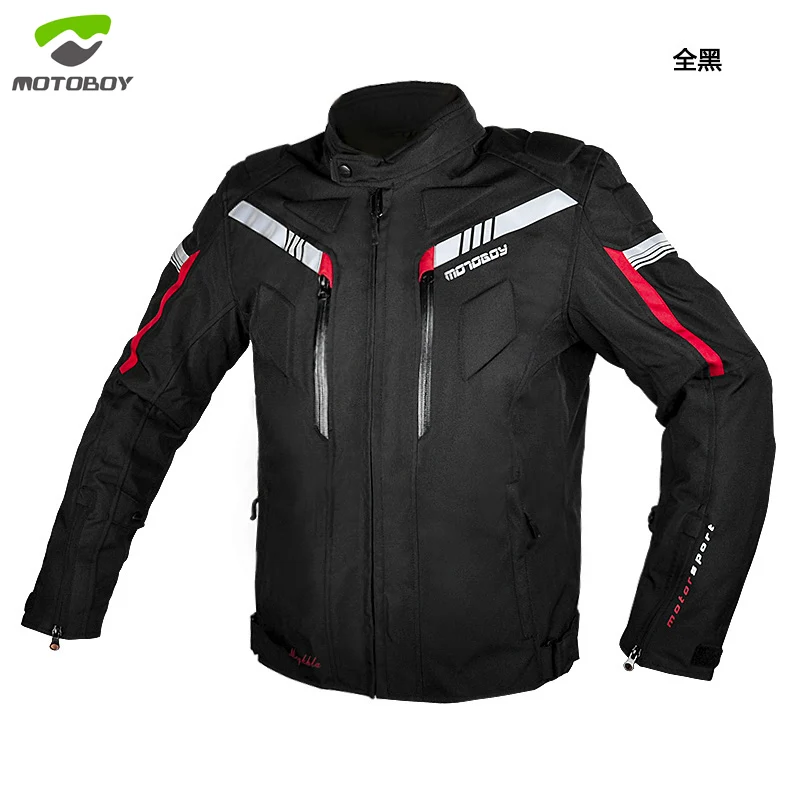 

2019 Free Shipping MOTOBOY Summer Air Riding Touring Bike Motorcycle Jacket Waterproof Warm Liner CE Protectors for 4 Season