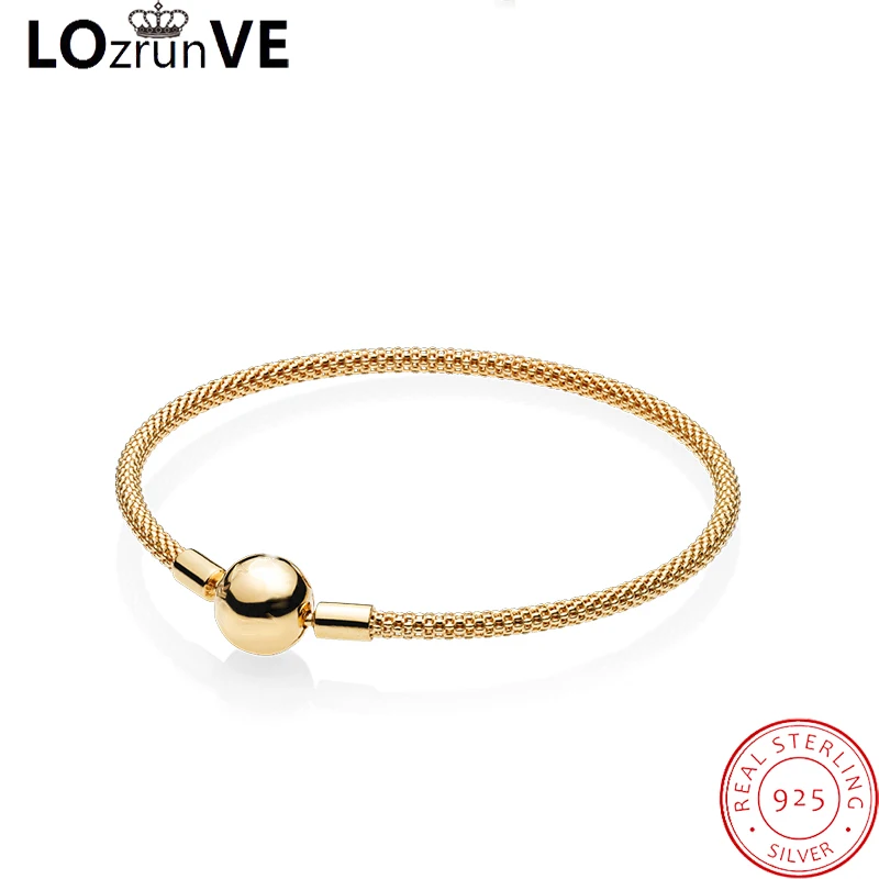 

2018 original 925 sterling silver DIY jewelry shine wire mesh weaving DIY bracelet women factory wholesale factory