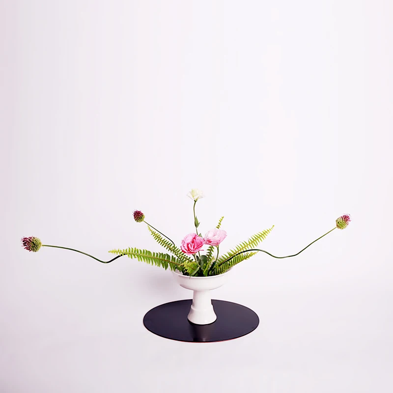 Изысканная белая фарфоровая ваза Ikebana в японском стиле цветочный горшок с