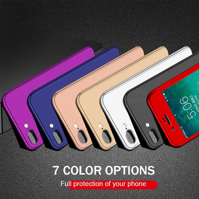 ZNP 360 de la caja del teléfono protector 8 7 para iPhone 6 Plus 6 s 5 caso 5S SE X 10 funda completa para iPhone XR Xs Max X ZNP 360 de la caja del teléfono protector 8 7 para iPhone 6 Plus 6 s 5 caso 5S SE X 10 funda completa para iPhone XR Xs Max X