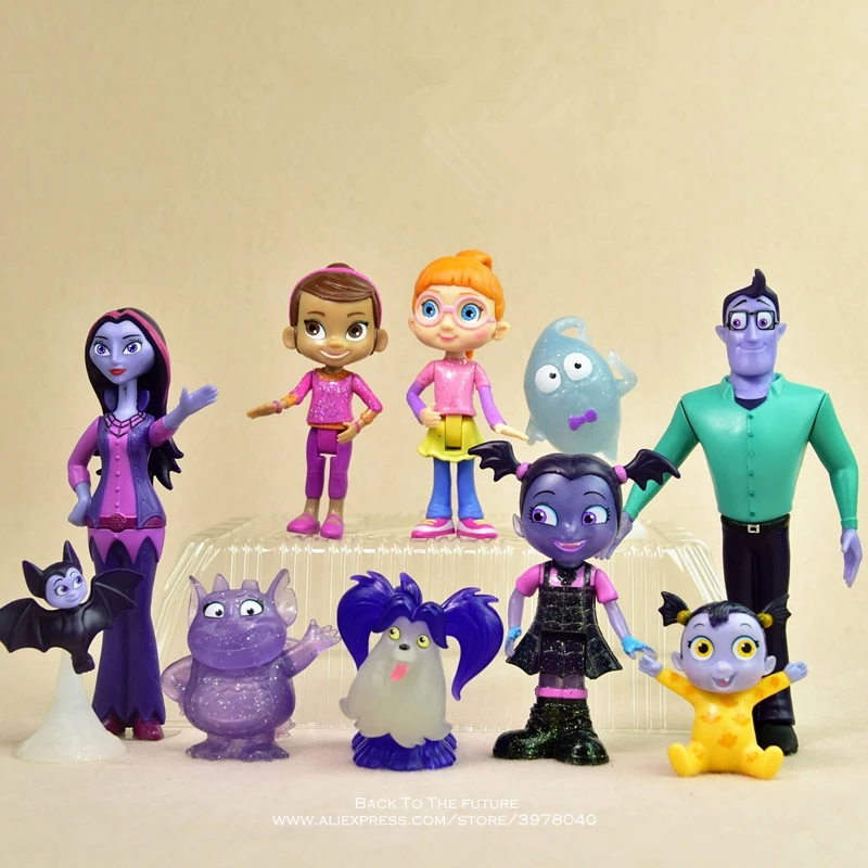 Disney Vampirina 5-14 см фигурка аниме мини кукла украшение ПВХ Коллекция фигурка игрушки модель для детей подарок