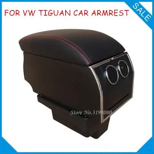Для VW 2010 2017 Tiguan без сверла в автомобиле 8 шт. USB подлокотник автомобильный Центр