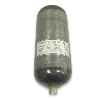 Preise ACECARE 12L Zylinder 300bar Scuba Pcp Druckluft Gewehre Paintball Tank Gewehr Air Pcp Carbon Faser Zylinder M18 * 1,5 AC3120